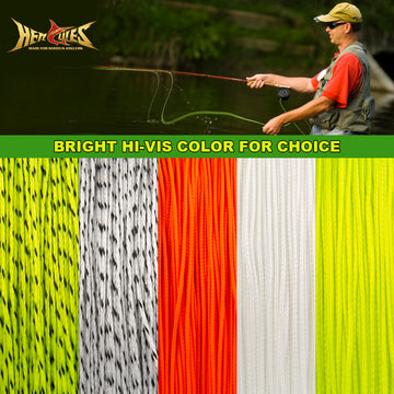 Support de ligne de pêche à la mouche tressée HERCULES avec couleur durable